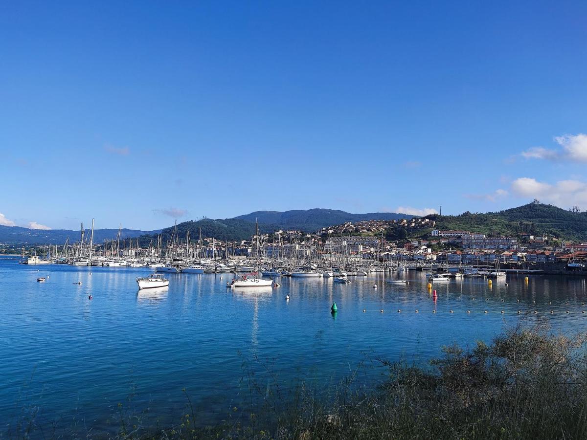 Inmejorables Vistas A Las Islas Cies Baiona Esterno foto